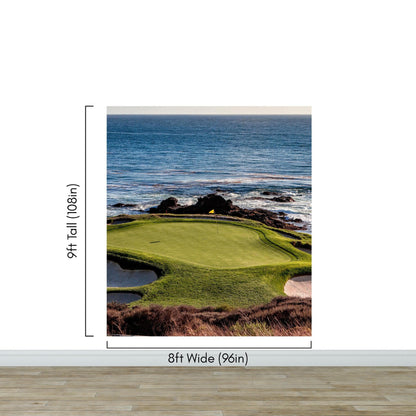 Pebble Beach Golf Course Wallpaper Mural. #6977