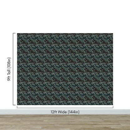 Green Fern Floral Botanical Pattern Wallpaper. #6685