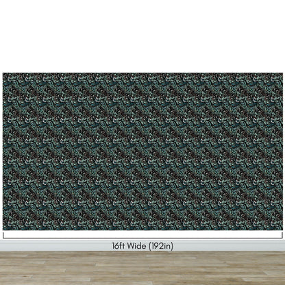 Green Fern Floral Botanical Pattern Wallpaper. #6685
