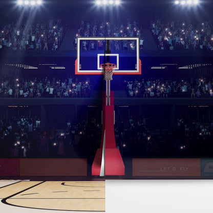 Basketball Court Stadium Wallpaper Mural. #7013