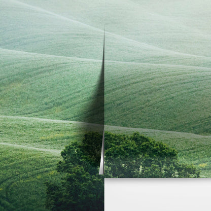 Tuscany Rolling Hills Meadow Wall Mural. Italian Countryside. #7053
