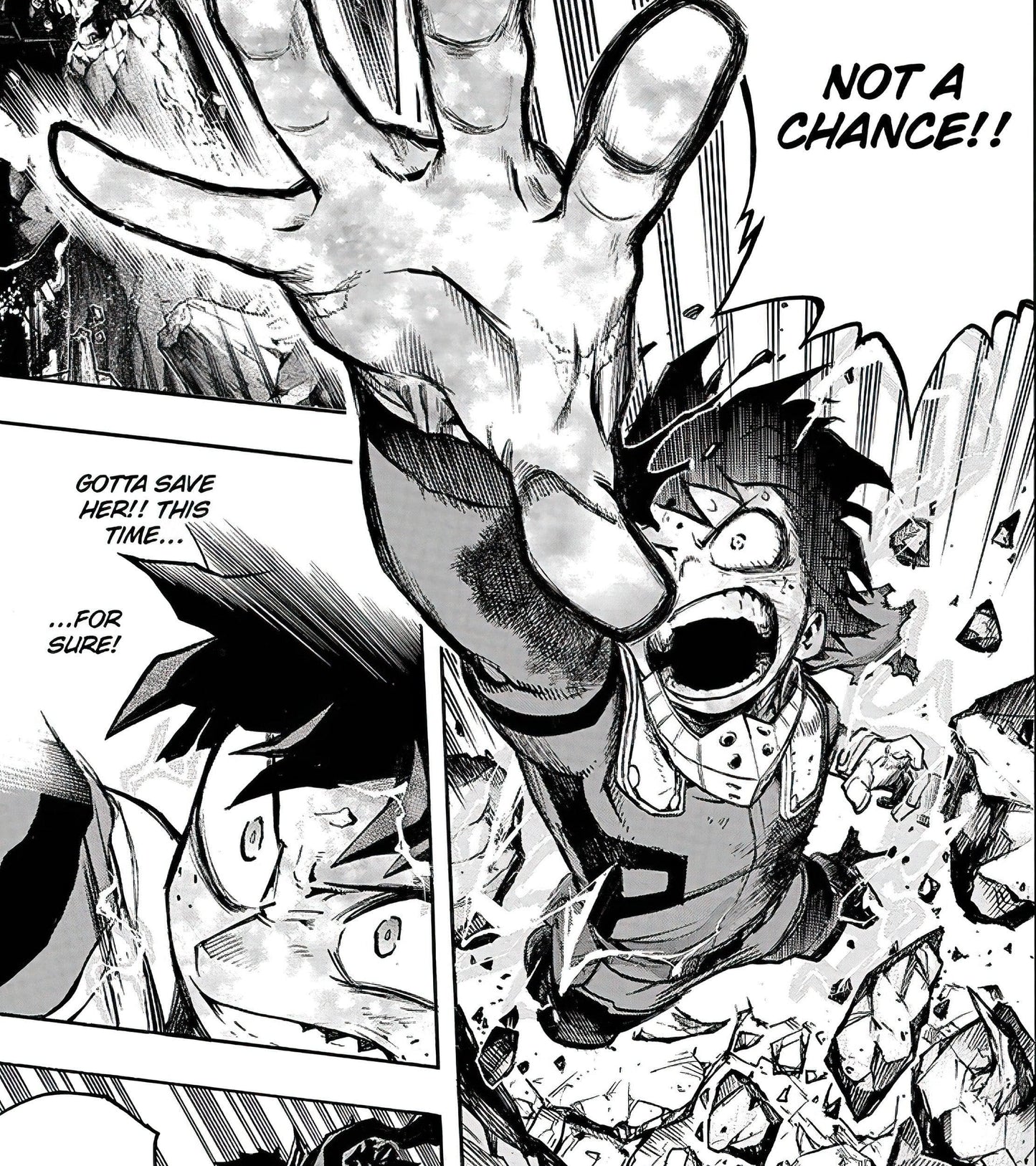 Midoriya Manga Panels Wallpaper Mural. #A1016
