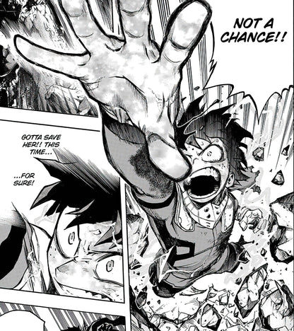 Midoriya Manga Panels Wallpaper Mural. #A1016