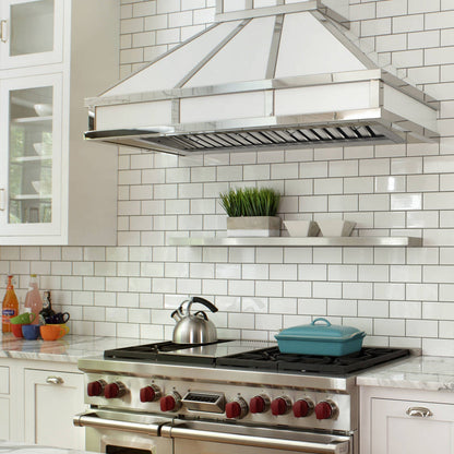 30“ Range Hood Insert, Ultra Quiet Stainless Steel 6" Ducted with 600 CFM Powerful Suction-NX-19IL-30