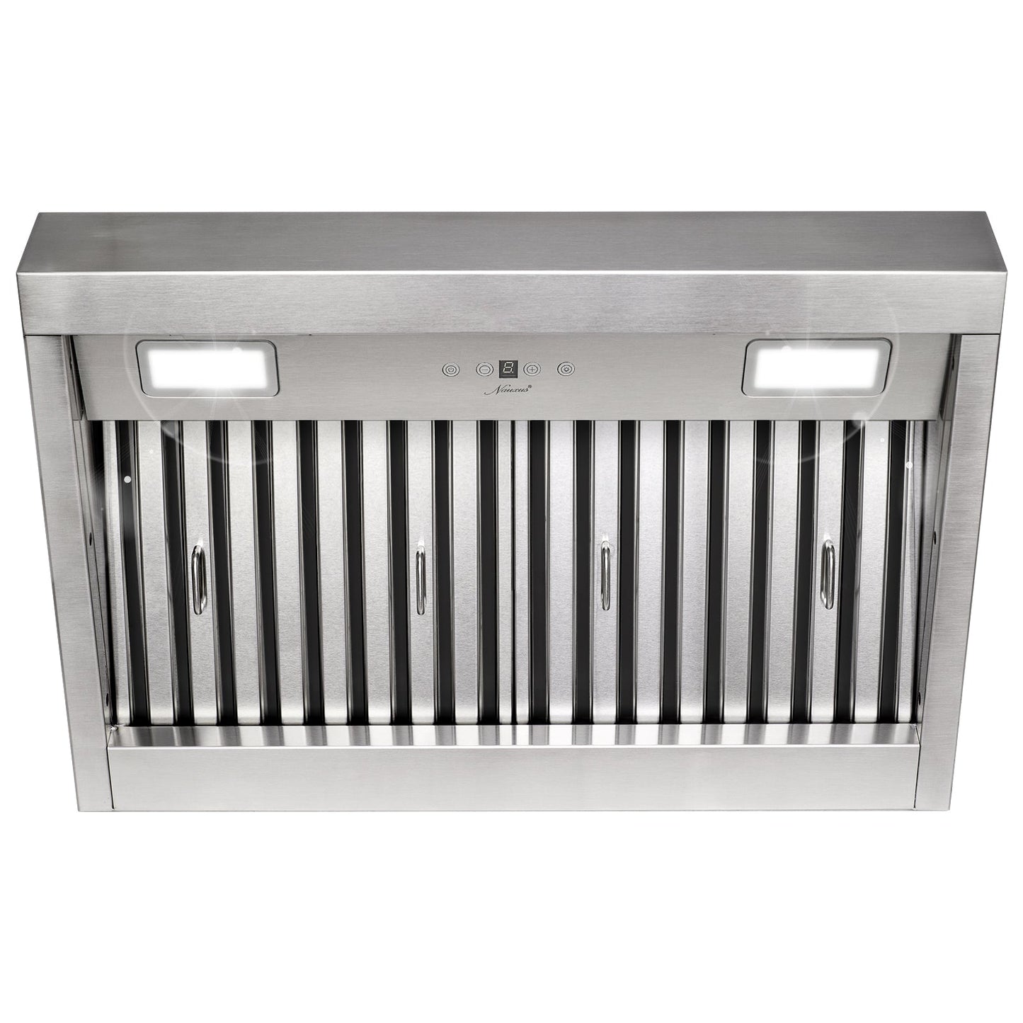 30“ Range Hood Insert, Ultra Quiet Stainless Steel 6" Ducted with 600 CFM Powerful Suction-NX-19IL-30