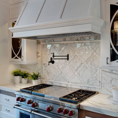 42" Range Hood Insert, Ultra Quiet Stainless Steel 8" Ducted with 1200 CFM Powerful Suction-NX-19IL-42