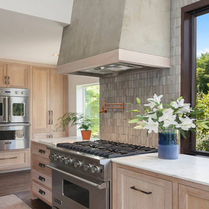 36“ Range Hood Insert, 600 CFM Built-in Stainless Steel Kitchen Hood with LED Lights - NX-HOOD-36