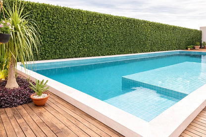 Natural Boxwood Artificial Vertical Garden Green Wall Panel 40×40in 11 SQ FT – UV Resistant – Commercial Grade