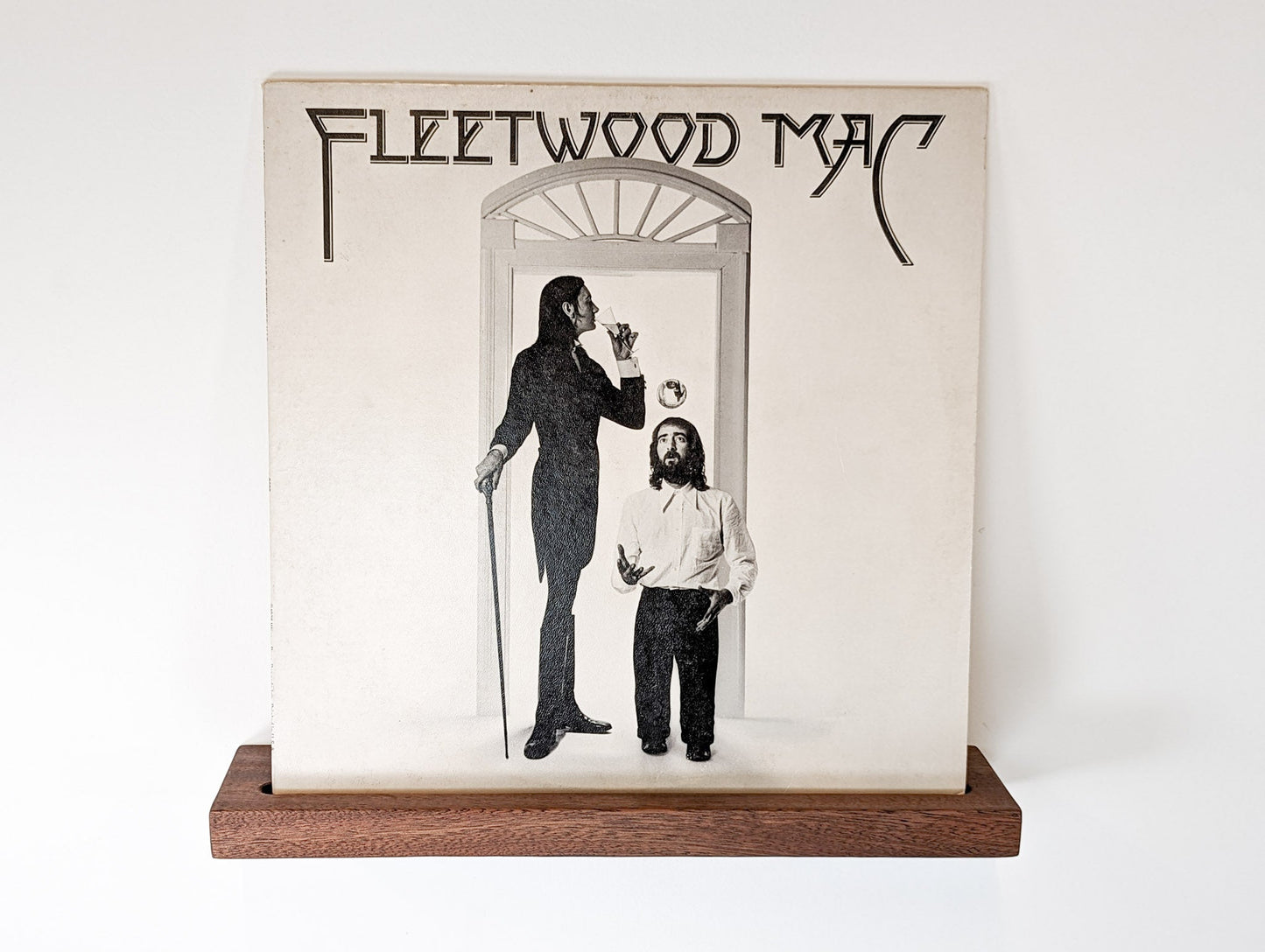 Vinyl Record Floating Shelf in Mahogany