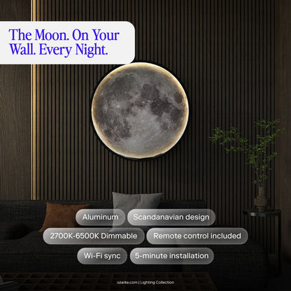 Nordic Moon Wall Light