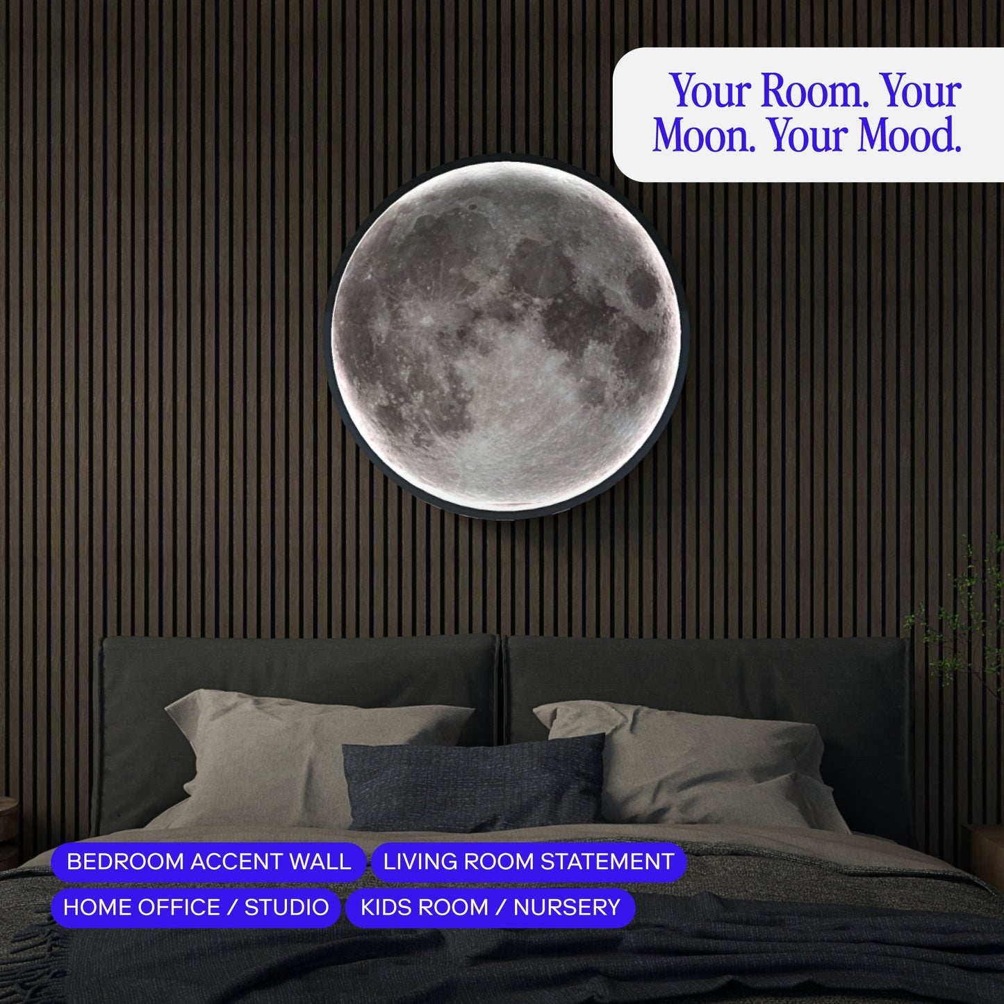 Nordic Moon Wall Light