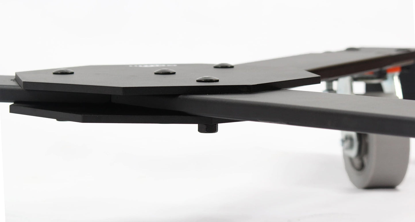 Piano Truck Dolly by GRIFFIN | Spider Mobileer Cart for Concert Baby Grand Pianos | 3 Large Wheel Moving Dollie Stage Stand with Adjustable Legs | Adjustable Universal Sturdy Placement Mount Holder