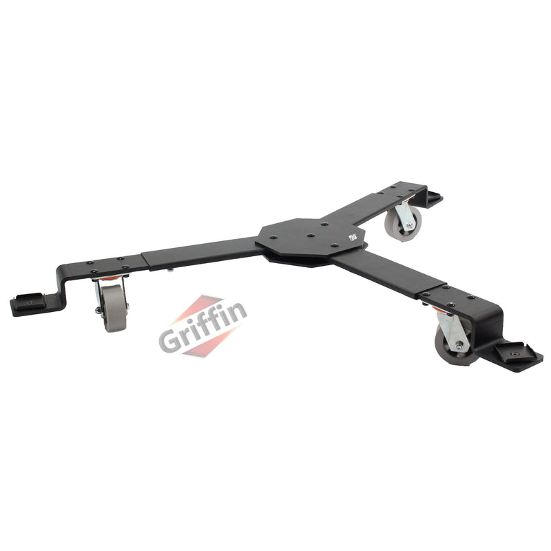 Piano Truck Dolly by GRIFFIN | Spider Mobileer Cart for Baby Grand Pianos | 3 Wheel Moving Dollie Stand with Adjustable Legs | Heavy-Duty Sturdy Placement Mount Holder