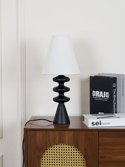 Ondelle Sculpted Wood Table Lamp