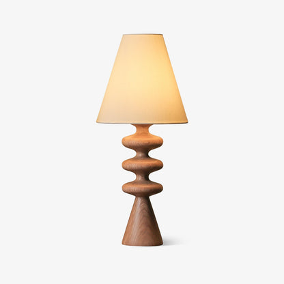 Ondelle Sculpted Wood Table Lamp