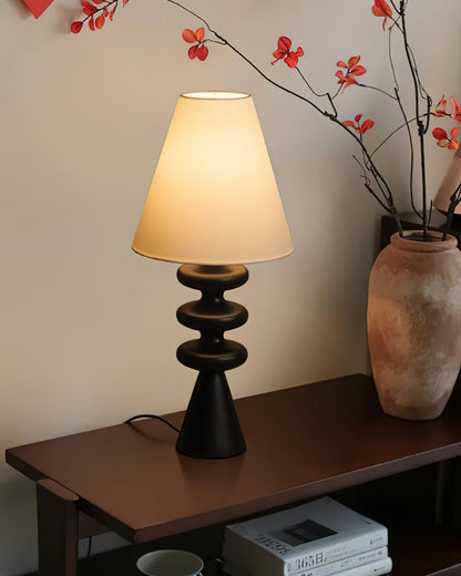 Ondelle Sculpted Wood Table Lamp