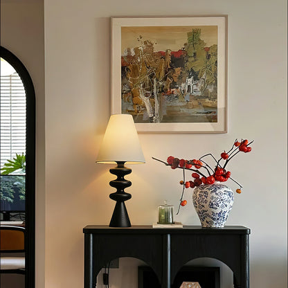Ondelle Sculpted Wood Table Lamp