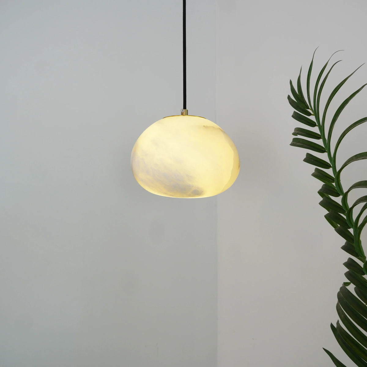 Orelisse Alabaster Pebble Pendant Light
