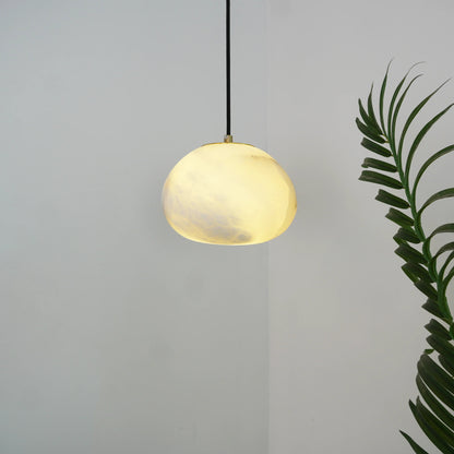 Orelisse Alabaster Pebble Pendant Light