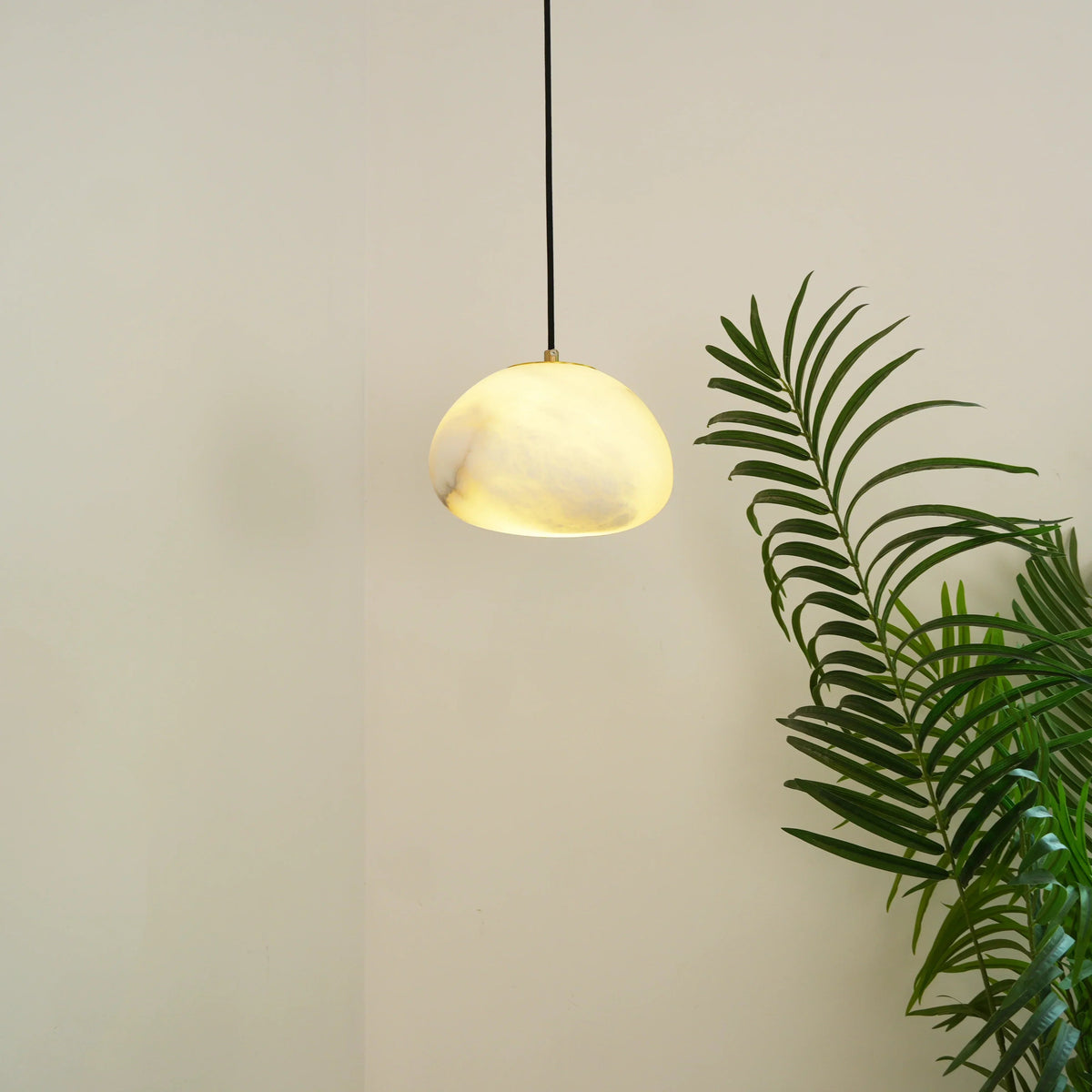 Orelisse Alabaster Pebble Pendant Light