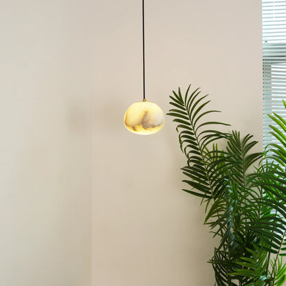 Orelisse Alabaster Pebble Pendant Light