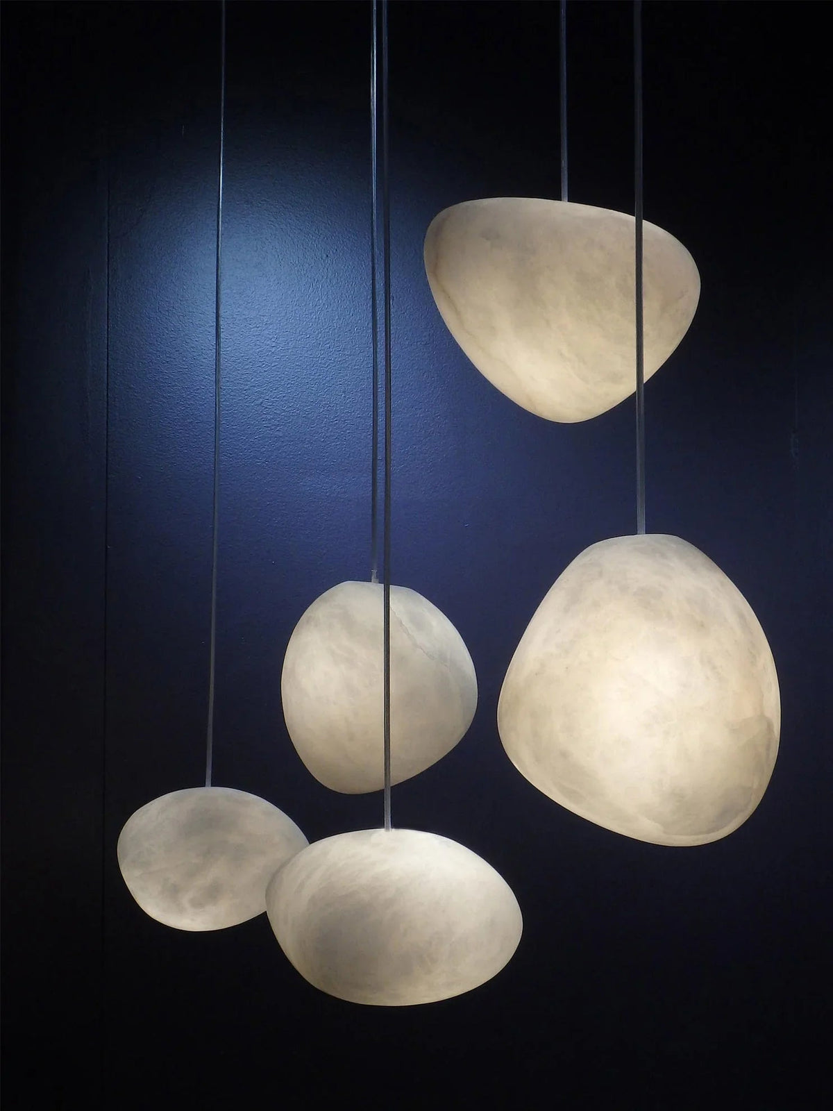 Orelisse Alabaster Pebble Pendant Light