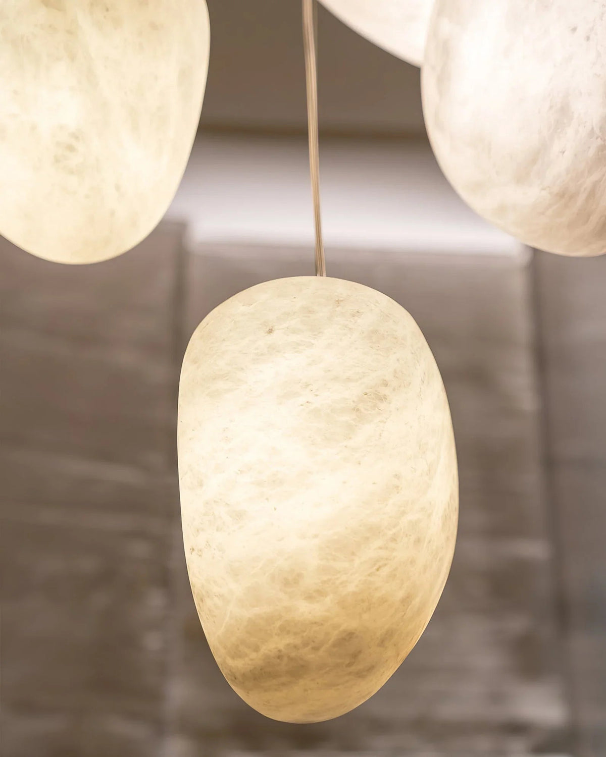 Orelisse Alabaster Pebble Pendant Light