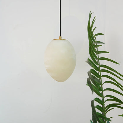 Orelisse Alabaster Pebble Pendant Light
