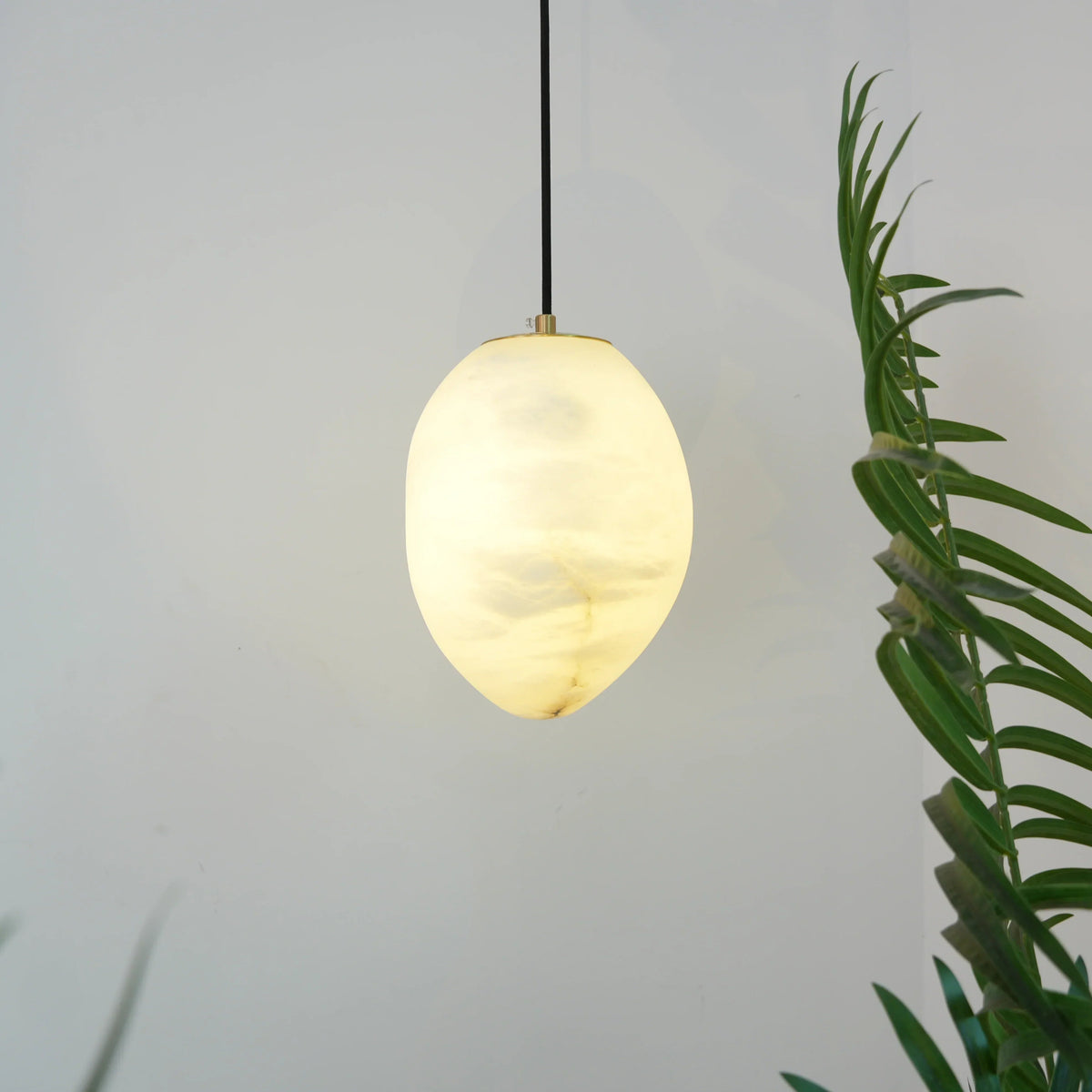 Orelisse Alabaster Pebble Pendant Light
