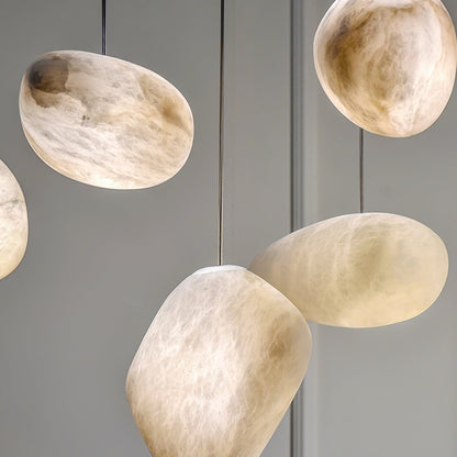 Orelisse Alabaster Pebble Pendant Light