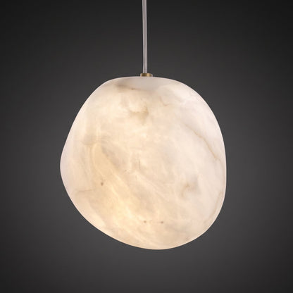 Orelisse Alabaster Pebble Pendant Light