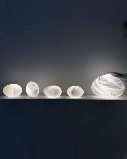 Orelisse Alabaster Pebble Pendant Light
