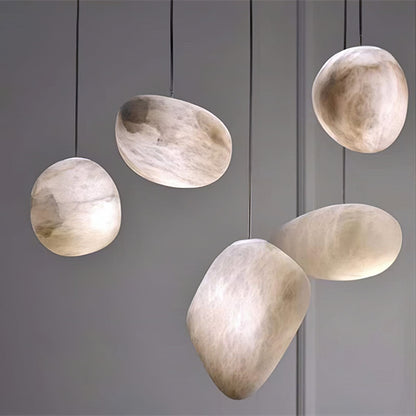Orelisse Alabaster Pebble Pendant Light