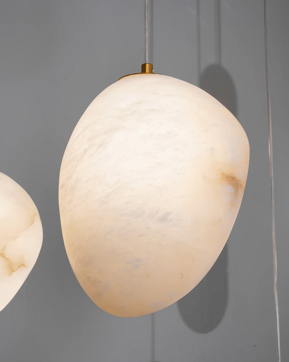 Orelisse Alabaster Pebble Pendant Light