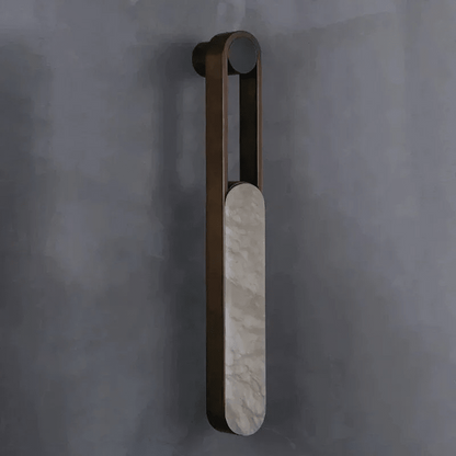 Orven Ring Handle Alabaster Wall Light