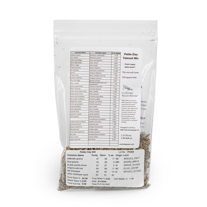 Petite Clay Tolerant Nebraska Wildflower Seed Mix | 1.44 oz | Prairie Legacy Inc.
