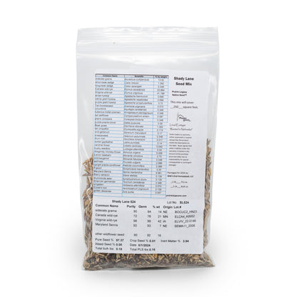 Shady Lane Native Wildflower Seed Mix | 2.88 oz | Prairie Legacy Inc.