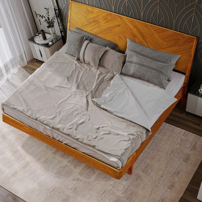 Gazelle Platform Bed Frame With Headboard