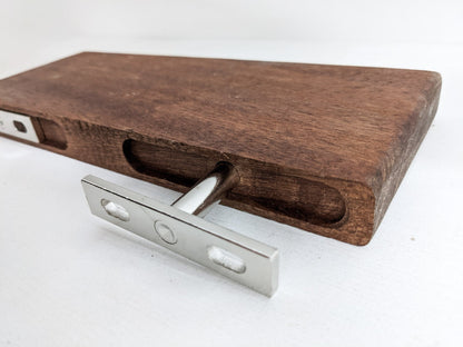 Thick Mahogany Floating Shelf in 6" to 10" lengths
