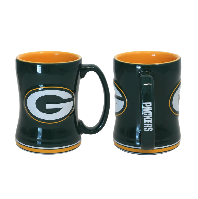 Green Bay Packers Logo Relief Coffee Mug