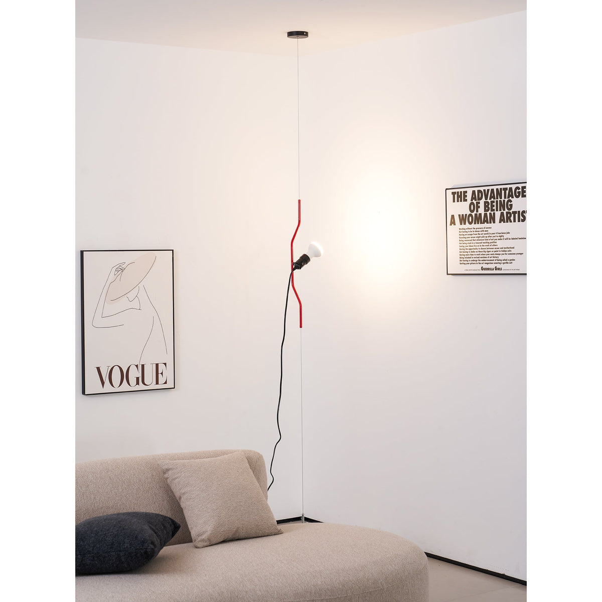 Parentesi Tension Cable Floor Lamp