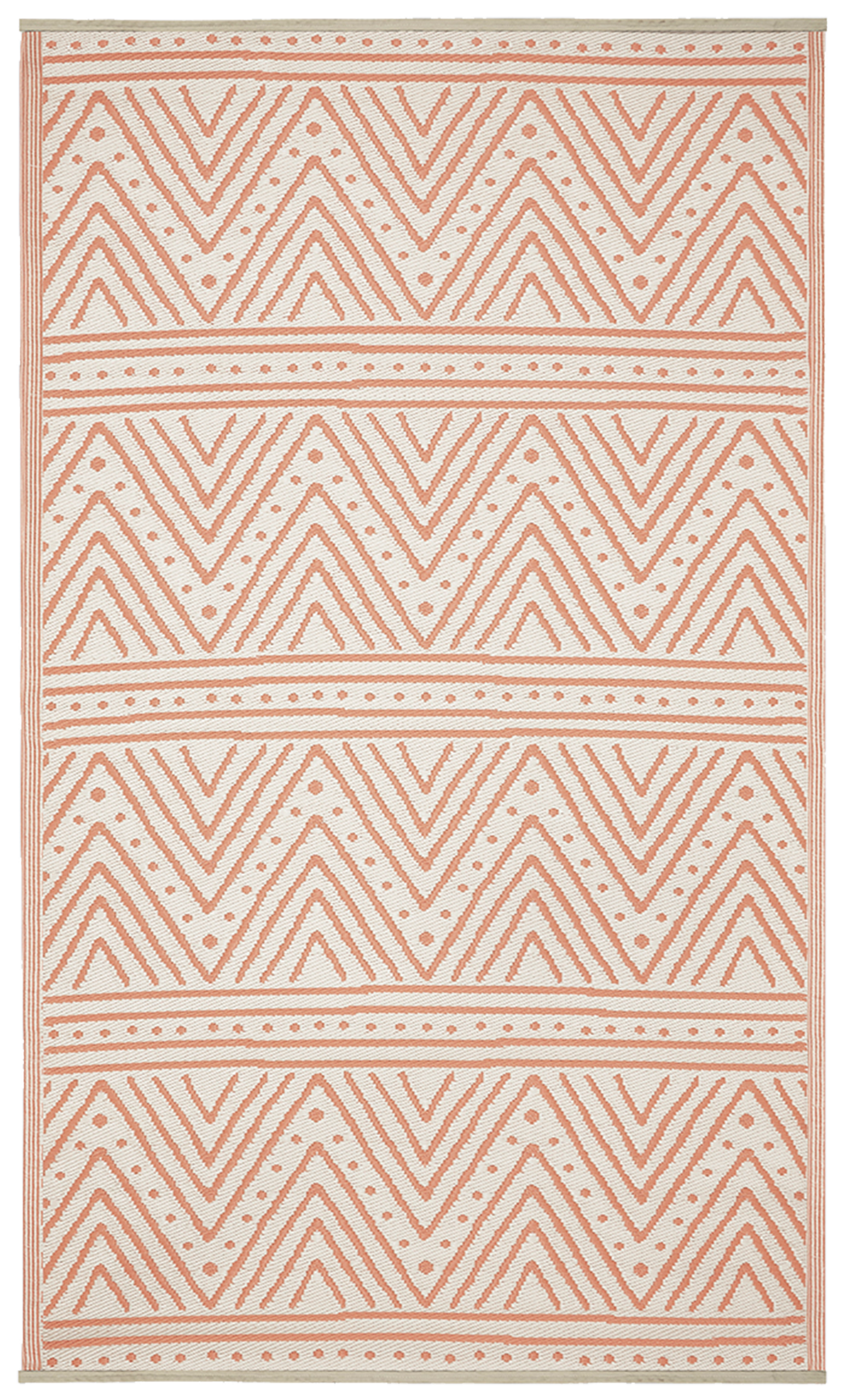 Patan - Coral Outdoor Rug for Patio