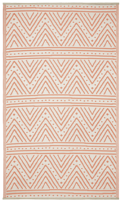 Patan - Coral Outdoor Rug for Patio