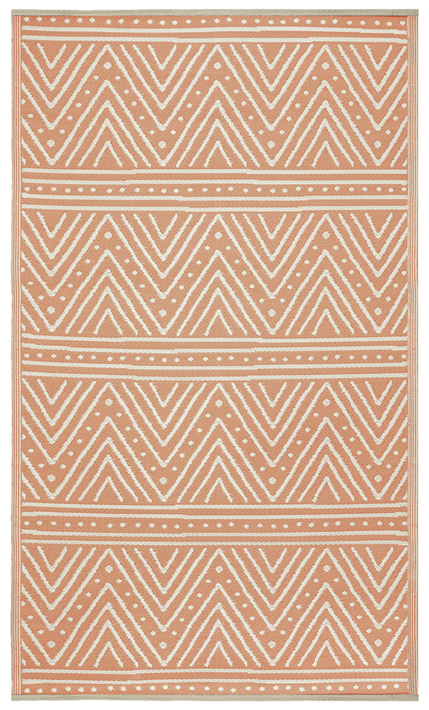 Patan - Coral Outdoor Rug for Patio