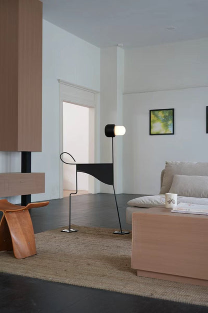 Pavlo Sculptural Dog Floor Lamp