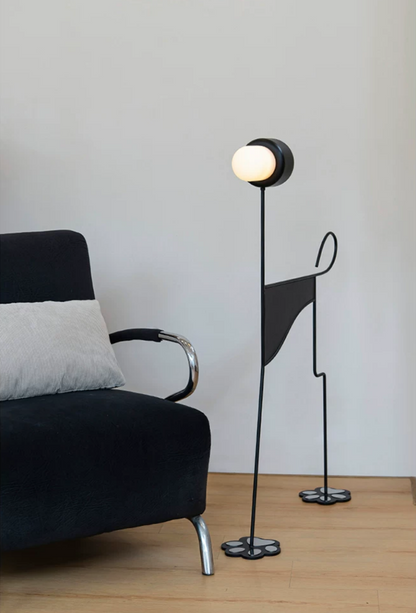 Pavlo Sculptural Dog Floor Lamp