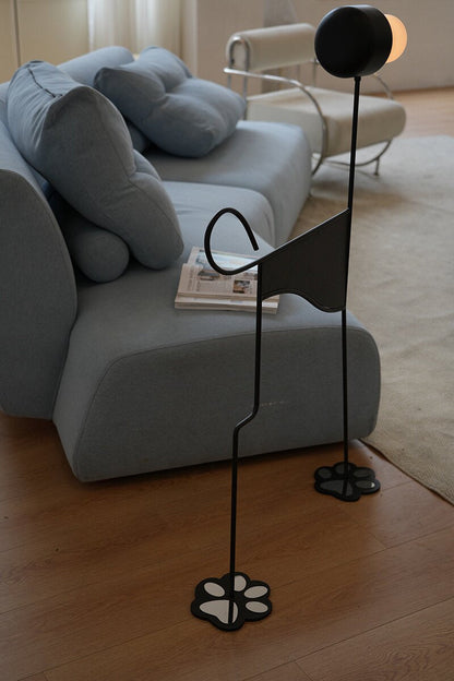 Pavlo Sculptural Dog Floor Lamp