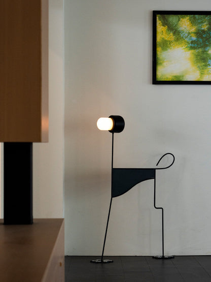 Pavlo Sculptural Dog Floor Lamp