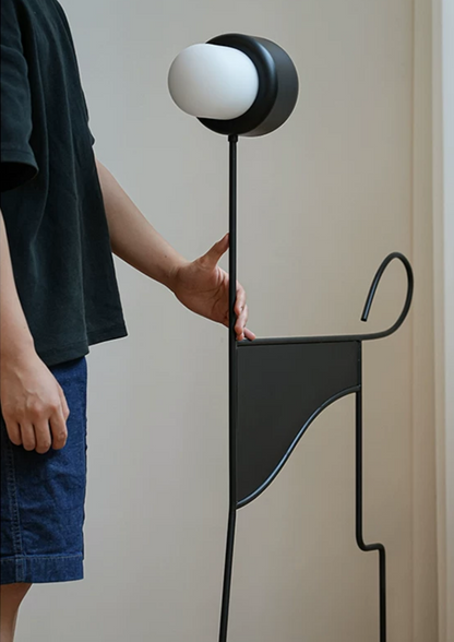 Pavlo Sculptural Dog Floor Lamp