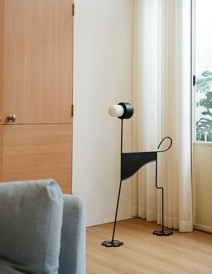 Pavlo Sculptural Dog Floor Lamp